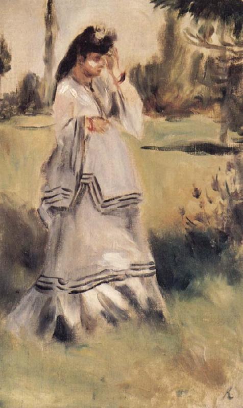 Pierre-Auguste Renoir Femmu dans un Paysage oil painting picture